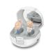 Hearing Aids for Seniors Rechargeable with Noise Cancelling, EARRCK Nano Hearing Amplifier Aides for Adults with Button Volume Control and Charging Case Hearing Assist Device (Beige)