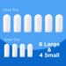 LUFOEVER 10-Piece Gel Toe Protectors for Missing or Ingrown Toenails - Corns, Blisters, Hammer Toes Relief - Large & Small Sizes (White) - Buy Online on GoSupps.com