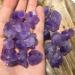 Natural Stone Amethyst Crystal Cluster Quartz Flower Raw Purple Gems Minerals Specimen Home Decoration NaturalReiki Decoration Full of Texture 100g - Buy Online on GoSupps.com