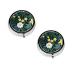 (Hawaiian) Round Pill Box 3 Compartment Pill Box Mini Decorative Pocket Purse Portable Travel Medicine Tablet Vitamin Holder Organizer Pill Case
