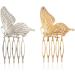 amangul Butterflies Hair Comb Clip Metal Hair Clip for Thick Hair for Women Styling Strong Hold Decorative Hair Accessories - Buy Online on GoSupps.com
