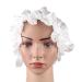LEORX Satin Sleep Cap with Lace Detail - Soft Silk Night Bonnet for Women (White) - Buy Online on GoSupps.com
