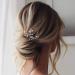 Earent Bride Wedding Hair Pins Bridal Pearl Hair Accessories Crystal Hair Piece Headpiece for Women and Girls (Pack of 3) (A-Silver)
