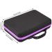 Oils Bag Carrying Case for Essential Oils - Hard Case for 60 Bottles (5ml 15ml) - Purple - International Shipping Available - Buy Online on GoSupps.com