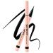 GIVERNY Milchak Waterproof Liquid Brush Eyeliner 1g (01 Black) - With 0.07mm Fine Brush  Smudge Proof and Longwearing Eye Makeup with Highly Pigmented and Quick Drying Formula