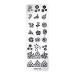 Shop Stainless Steel Nail Art Templates for Women - Christmas Snowflakes DIY Design & Manicure Tools - Buy Online on GoSupps.com