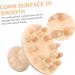 SESESFOUFU 1STK Wooden Massage Comb for Health & Wellness | Dandruff Relief & Blood Circulation | Archaboot Shampoo & ChamMassage - Ideal for Home Use - Buy Online on GoSupps.com