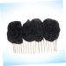 Housoutil Wedding Hair Accessories Hair Clip Wedding Decor Hair Pin Bridal Flower Clip Cloth Flower Hairpin Bridal Barrette Decorate Hair Comb Makeup Bride The Flowers - Buy Online on GoSupps.com