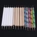 Yinchus Spherical Needle Pen Embossing Pattern Clay Engraving and Engraving Tool Manicure Mandala Rock Painting Set of 15 - Buy Online on GoSupps.com