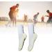 AMONIDA Non-Slip Mid Socks for Football - 1 Pair White | Premium Comfort & Performance - Buy Online on GoSupps.com