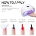 Imtiti Ice Blue Gel Nail Polish 15 ml Sheer Jelly Ocean Blue Translucent Colour UV/LED Soak Off Gel Polish for DIY Nail Art Manicure at Home 1 Piece - Buy Online on GoSupps.com