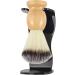 Sourcetone Shaving Brush & Soap Set | Professional 3-Part Shaving Kit with Wooden Handle & Stainless Steel Cup for Salons | International Shipping Available - Buy Online on GoSupps.com