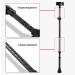 Carbon Fiber Folding Crutches Adjustable Forearm Crutches Lightweight Aluminum Crutches for Adults and Teenagers 2 counts - Buy Online on GoSupps.com