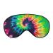 Colorful Tie Dye Sleep Mask for Women Adjustable Sleeping Eye Shades Cover with Elastic Strap