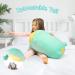 Mewaii Soft Frog Plush Pillow 16'' - Fluffy Stuffed Animal Toy for Adults and Kids (Green) | 40cm Squishy Pillow - Buy Online on GoSupps.com