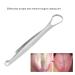 2PC Stainless Steel Tongue Scrapers for Adults - Portable & Reusable Oral Health Cleaning Tool - Buy Online on GoSupps.com