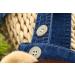 KIDSCOOL SPACE Baby Girl Jean Overalls | Toddler Denim Cute 3D Bunny Outfit 2-3 Years Blue - Buy Online on GoSupps.com