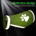 High Visibility Reflective Dog Safety Vest - Small & Large Sizes Paw Print Design for Outdoor Hiking & Walking - Buy Online on GoSupps.com