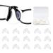 15 pairs glasses silicone nose pad anti -slip adhesive pad nose pads slide festivals for glasses non -slip self -adhesive nasal pads (white)