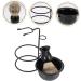 Minkissy Beard Shaving Set for Men - Complete Shaving Brush Shell Holder & Stirring Bowl - Premium ABS Grooming Kit - Buy Online on GoSupps.com