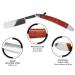 Professional Straight Razor Barber Kit with Strop & Brush - Buy Online on GoSupps.com