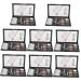 Didiseaon 8 Sets Eyebrow Powder Set Eyebrow Brush Eyeshadow Beauty Cosmetics Pallet Waterproof Eyebrow Powder