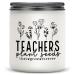 Teacher Gifts Teachers Appreciation Gifts Thank You Teacher Gifts Cool Gifts for a Teacher Best Teacher Gifts End of The Year Teacher Gifts Thanksgiving Christmas Scented Candles Lavender Teachers Plant Seeds