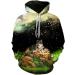 Bigfanshu Women's Hoodie Bright Wolf Print Hoodies Sweatshirts Men Unisex Hooded Pullovers Animal 3D Tops Brown XX-Large - Buy Online on GoSupps.com