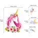 DECOWALL SG-2105 Unicorn Rainbow Wall Stickers - Removable Girls Nursery Bedroom Decor - Buy Online on GoSupps.com
