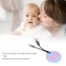 Safe Silicone Chew Necklace for Infants - Sensory Development & Oral Health (Sky Blue) - Easy to Clean International Shipping - Buy Online on GoSupps.com