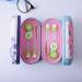 Onwon 2-in-1 Glasses Case & Lensetui | Double Layer Storage with Mirror | Portable Design for Home Office & Travel - Blue - Buy Online on GoSupps.com