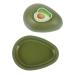 PRETYZOOM Crisper Tray 4pcs Holder Food Fruit Individual Shape Container Fresh Tomato Avocado Plastic Keeper Fridge Chillpod