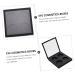 FRCOLOR 10 Pcs Eye Shadow Blank as Blush Box - Travel-Friendly Cosmetic Organizer (10x9cm) - Black - Buy Online on GoSupps.com