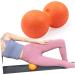 FOMIYES Peanut Massage Balls - 2-Pack Foot Massager & Fitness Gymnastics Rollers for Muscle Relief & Relaxation - Buy Online on GoSupps.com