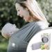 Baby Sling Wrap with Large Front Pocket - Naturally Soft Baby Wrap Carrier - Cotton Baby Sling Carrier from Birth - Baby Sling Newborn to Toddler Carrier - The Pocket Wrap by Trekki (Black) - Buy Online on GoSupps.com