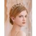 JWICOS Gold Crystal Queen Crown - Elegant Pearl Tiara for Wedding, Prom & Parties - Buy Online on GoSupps.com