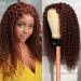 Nadula 10A Brazilian Reddish Brown Jerry Curly Lace Front Wig 24inch - Buy Online on GoSupps.com
