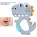 Silicone Baby Bite Ring Toys | Soothing Dinosaur Teething Rings for Breastfeeding Babies | Soothe Gums & Wounds International Shipping - Buy Online on GoSupps.com