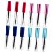 WOONEKY 10pcs Mascara Bottle Eyelash Tubes Eyelash Wands Cosmetic Makeup Brush Mascara Clear Plastic