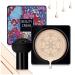 Air Cushion CC Cream Mushroom Head Foundation BB Cream Face Makeup Foundation for Mature Skin Moisturizing Concealer Even Skin Tone - 01#ivory tint