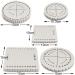 5 Piece Braiding Disk Set for Kumihimo Beading Cord - Round/Square Plate in White - Buy Online on GoSupps.com