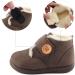 MK MATT KEELY Baby Boots - Winter Warm Plush First Walking Shoes for Toddlers 1-4 Years, 6.5/7 UK Child, Brown - Buy Online on GoSupps.com