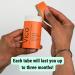 Vico Natural Plastic Free Deodorant Stick 2.65 Oz Orange Blossom- Effective Odor Protection Plastic Free Vegan Cruelty Free Unisex Men Women Orange Blossom 1 Pack - Buy Online on GoSupps.com
