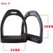 MOVKZACV Safety Stirrups 2Pcs Horse Riding Stirrups Lightweight Wide Track Equestrian Stirrups Treads with Non-slip Rubber Pad Equestrian Supplies for Childen/Adults(90 x 96 mm for Childen) - Buy Online on GoSupps.com