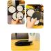 KEQKEV Compact Travel Mirror - Portable Black Round Handheld Makeup Mirror | Stylish & Functional eCommerce Shipping Worldwide - Buy Online on GoSupps.com