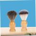 Doitool 2st Professional Shaving Brush Set - Mini Cleaning Brush & Hairdressing Tools for Men | Premium Beard & Soap Razor | Ideal for Salons - Buy Online on GoSupps.com