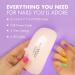 MoYou London 6W LED & UV Light for Gel Nails | Compact & Portable Nail Lamp with USB - Turquoise - Buy Online on GoSupps.com