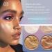 Mysense 4 Colors Shimmer Highlight Makeup Contour Palette Shimmer Blush & Makeup Highlighter Powder Bronzer Palette Highlighter Makeup iluminadores Illuminator 003 Palette 03 Highlight Colors - Buy Online on GoSupps.com
