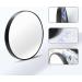 Sihuuu 15x Magnifying Mirror Portable Makeup Mirror with Suction Cup - Travel Set for Makeup, Eyebrow & Blackhead Removal (Black) - Buy Online on GoSupps.com