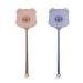 KKRAUS Fly Swatter Manual for Kitchen Home Indoor Outdoor Fly Swatters Durable Plastic Fly Swat Set Long Handle 2 Pack Flyswatter